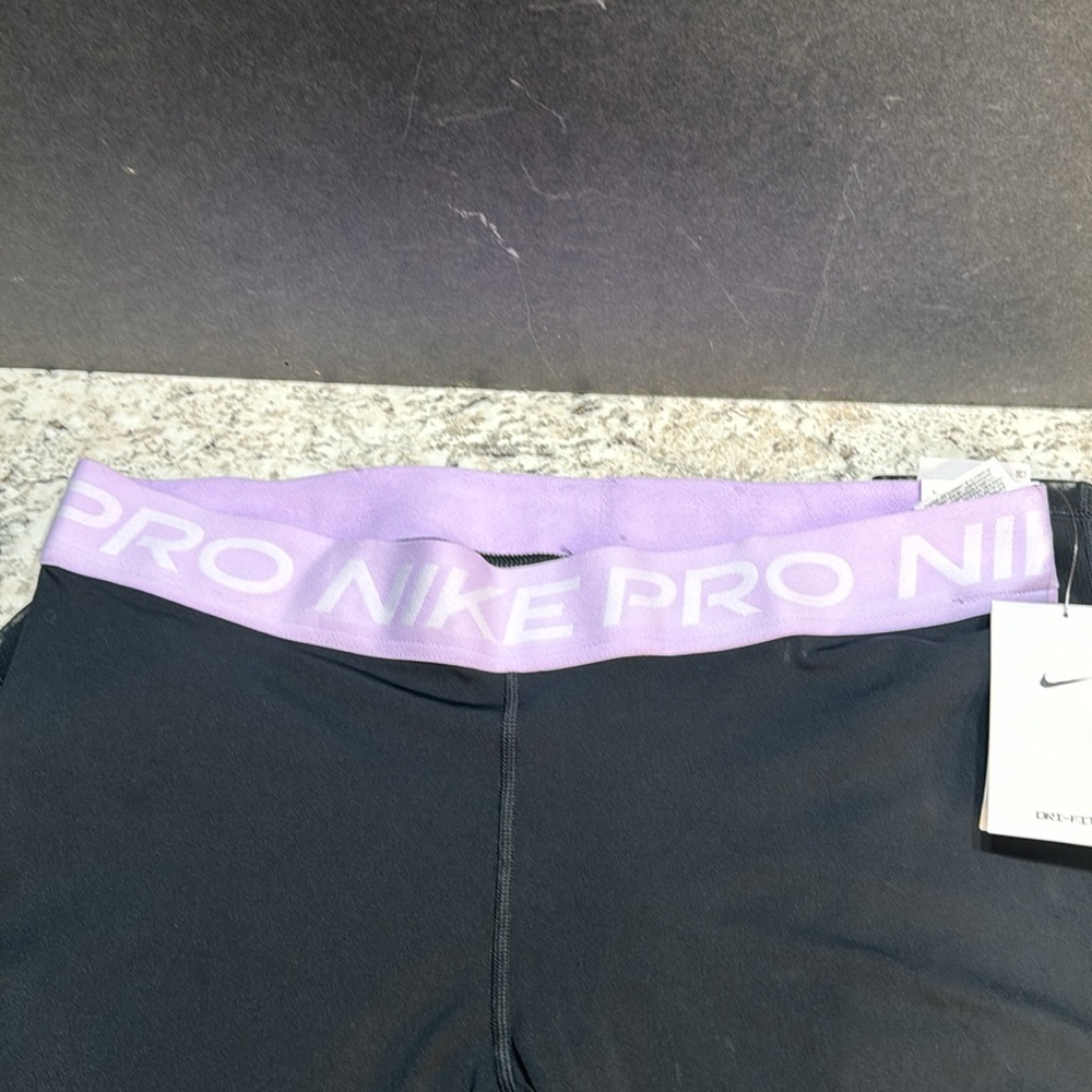 Nike Pro Dri-Fit Women’s Tight Fit, Mid Rise, Full Length Pants. Size XL. NWT. - Picture 4 of 9